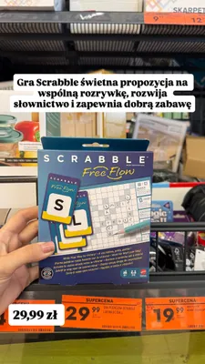 Gra Scrabble Free Flow promocja w Biedronka