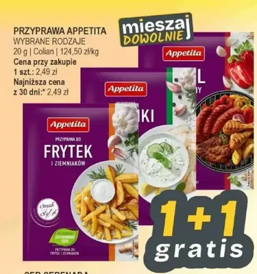 Czosnek granulowany Appetita promocja w Słoneczko