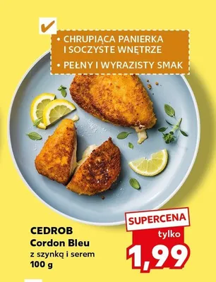 Cordon Bleu z szynką i serem promocja w Kaufland