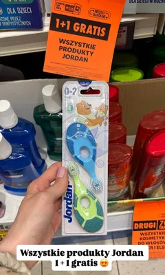 Wszystkie produkty Jordan 1+1 GRATIS promocja w Biedronka