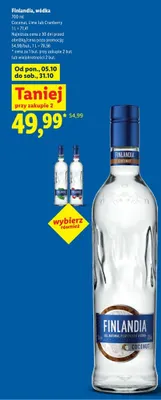 Wódka Finlandia Cranberry promocja w Lidl