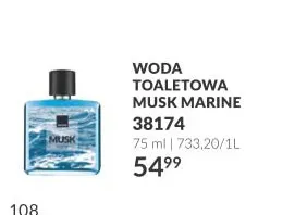 Woda toaletowa Musk Marine promocja w AVON