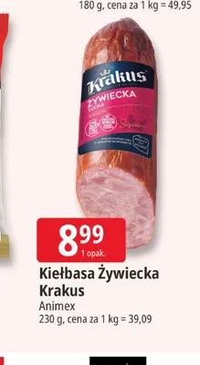 Kiełbasa Żywiecka Krakus promocja w Leclerc