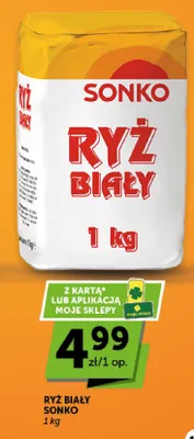 Ryż biały Sonko promocja w Groszek