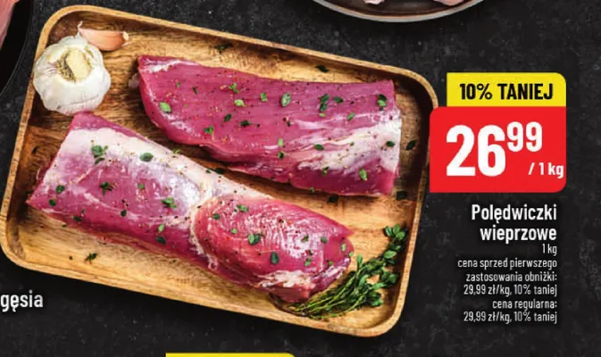 Polędwiczki wieprzowe promocja w POLOmarket