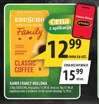 Kawa Family mielona Eduscho promocja w Arhelan