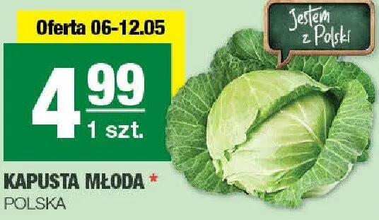 Kapusta młoda polska promocja w SPAR