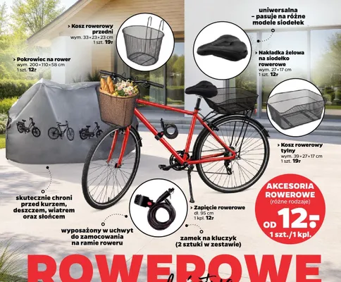 Akcesoria rowerowe, różne rodzaje CENA OD: promocja w Netto