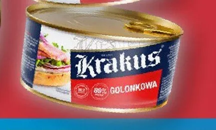 Konserwa mięsna Krakus Golonkowa promocja w Aldi
