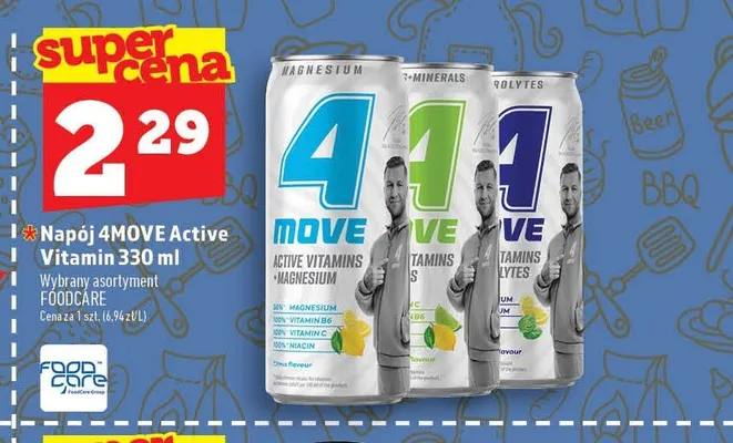 Napój 4MOVE Active Vitamin Vitamins promocja w TOPAZ