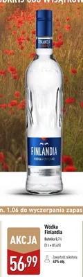 Wódka Finlandia promocja w Aldi