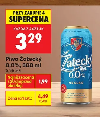 Piwo bezalkoholowe promocja w Biedronka