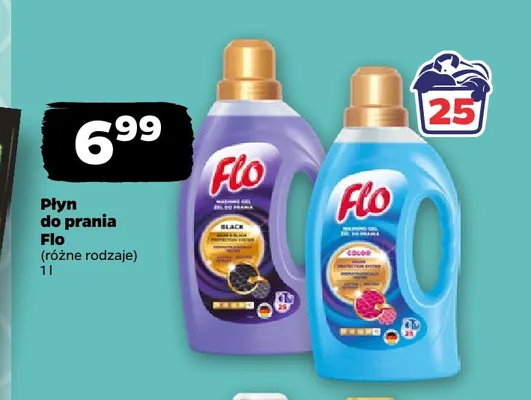Płyn do prania Flo promocja w Netto