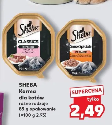 Karma dla kotów Sheba promocja w Kaufland