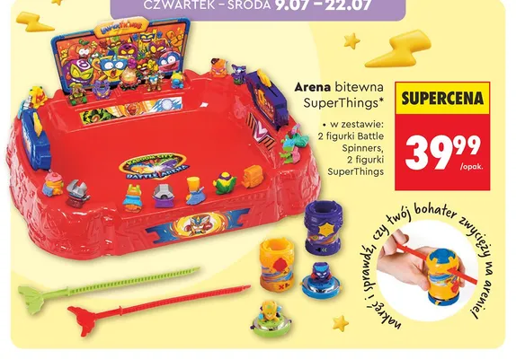 Arena bitewna SuperThings promocja w Biedronka