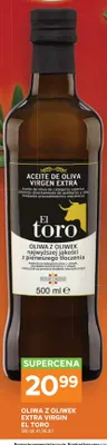 Oliwa z oliwek Extra Virgin El Toro promocja w Stokrotka