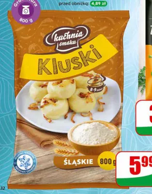 Kluski śląskie promocja w Dino