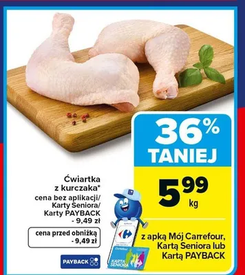 Ćwiartka z kurczaka promocja w Carrefour Market