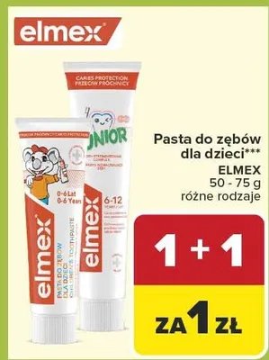 Pasta do zębów dla dzieci promocja w Carrefour