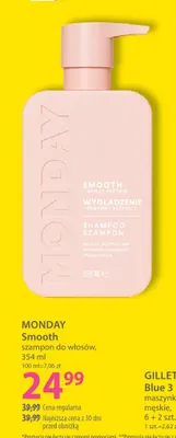 Szampon do włosów Monday Smooth promocja w Hebe