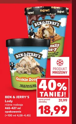 Lody Ben & Jerry's promocja w Kaufland