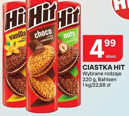 Ciastka Hit promocja w Chorten