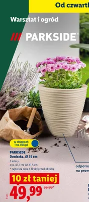 Doniczka, Ø 39 cm promocja w Lidl