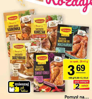 Pomysł na... soczyste skrzydełka z miodem Winiary promocja w Gram Market
