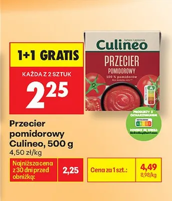 Przecier pomidorowy Culineo promocja w Biedronka