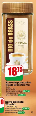 Kawa rozpuszczalna Rio de Brass Crema promocja w Dino