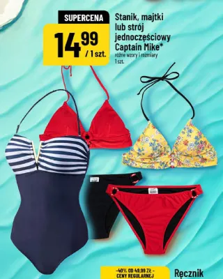 Strój kąpielowy jednoczęściowy Captain Mike promocja w POLOmarket