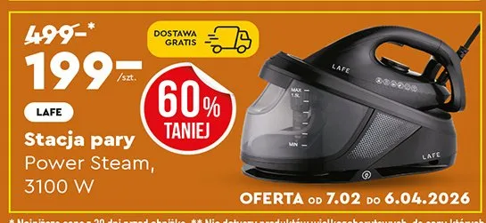 Stacja pary Power Steam, 2400 W promocja w Biedronka Home