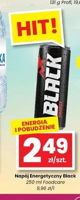 Napój Energetyczny Black promocja w emma MARKET