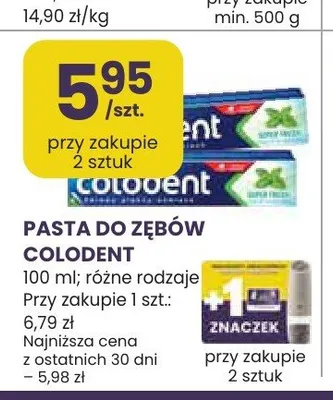 Pasta do zębów Colodent promocja w Stokrotka