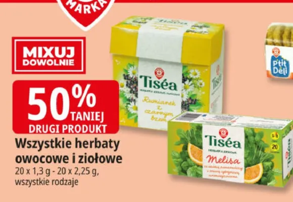 Herbata ziołowa Melisa Tiséa promocja w Leclerc
