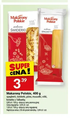 Makarony Polskie nitki promocja w Twój Market