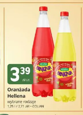 Oranżada Hellena czerwona promocja w Marketvita
