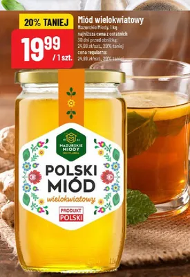 Miód wielokwiatowy z ukrainy promocja w POLOmarket
