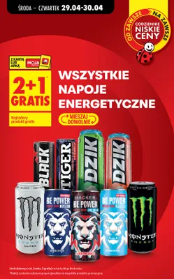 Napój energetyczny Monster Energy Ultra promocja w Biedronka