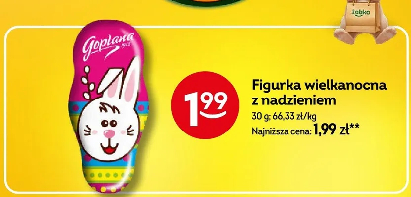 Figurka wielkanocna z nadzieniem promocja w Żabka