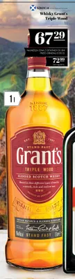 Whisky Grant's Triple Wood promocja w POLOmarket