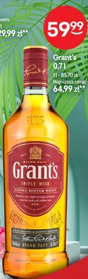 Whisky Grant's promocja w Żabka
