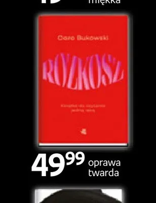 Książka Rozkosz Cara Bukowski promocja w Empik