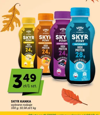 Skyr Kanka pitny waniliowy promocja w ABC