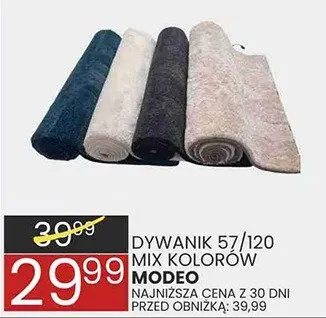 Dywanik 57/120 mix kolorów promocja w Wafelek