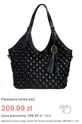 Pikowana torba 2w1 Monnari promocja w Monnari