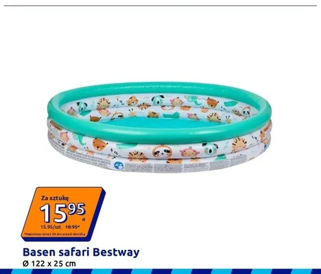 Basen safari Bestway Ø 122x25cm promocja w Action