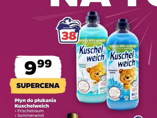 Płyn do płukania Frischetraum Kuschelweich promocja w Netto