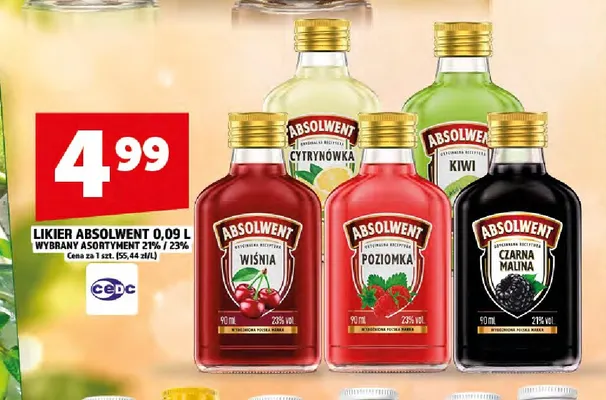 Likier Absolwent Kiwi promocja w TOPAZ