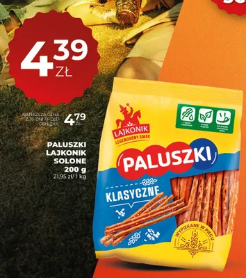 Paluszki Lajkonik Solone promocja w Duży Ben